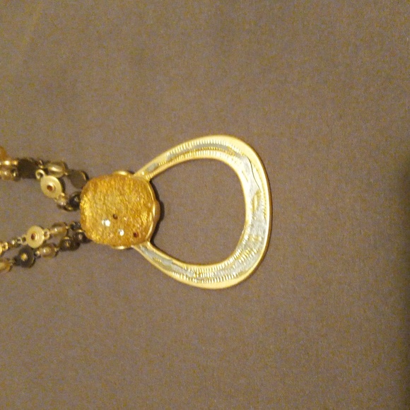 Chico's Adjustable Chunky Gold Necklace - Picture 3 of 7